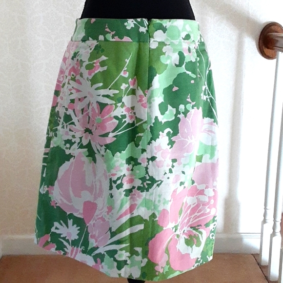 Talbots Lined Floral Skirt - Picture 3 of 6